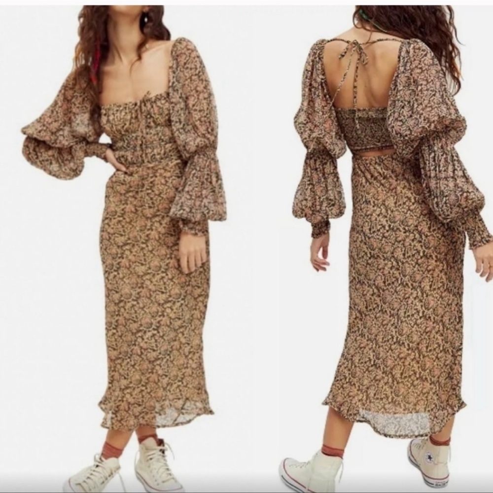 Glow up midi dress